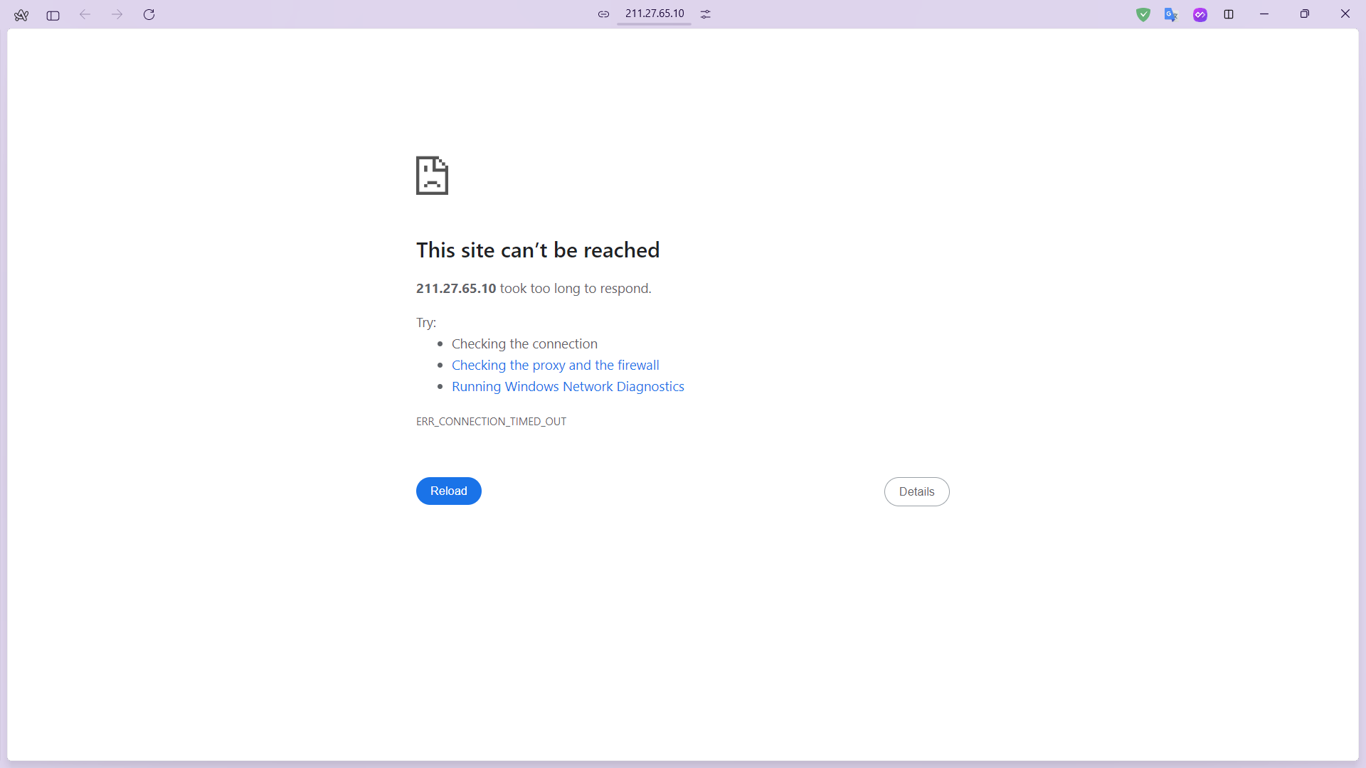 screenshot block http