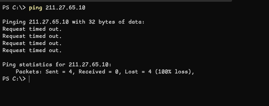 screenshot block ping